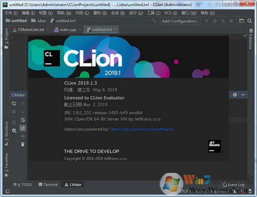 CLion_Jetbrains CLion2019(ü)