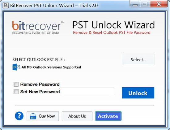 BitRecover PST Unlock WizardѰ