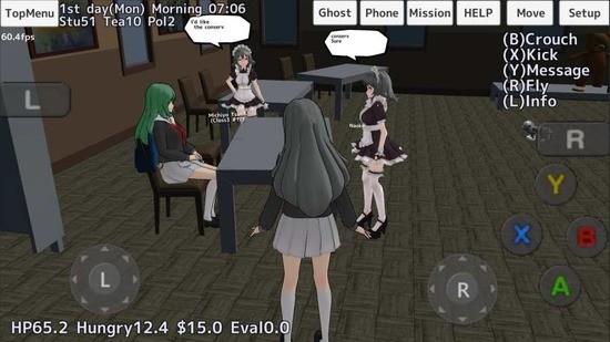 У԰ŮģmodӢİ-У԰Ůģò˵Ӣİ(SchoolGirlsSimulator)°v1.039.92