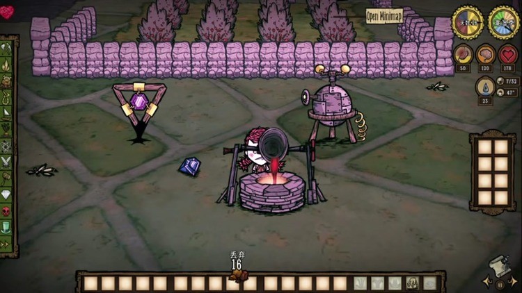 饥荒怎么造雪球发射机