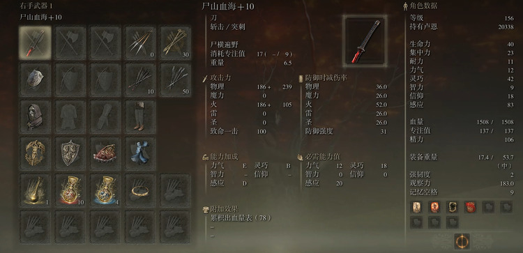 艾尔登法环武士穿什么防具