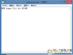 win8 CAutoexec.bat REM Dummy file for nTVDMʲô˼
