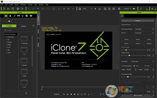 iClone下载_iClone(3d图片渲染工具)v7.3 pRo汉化