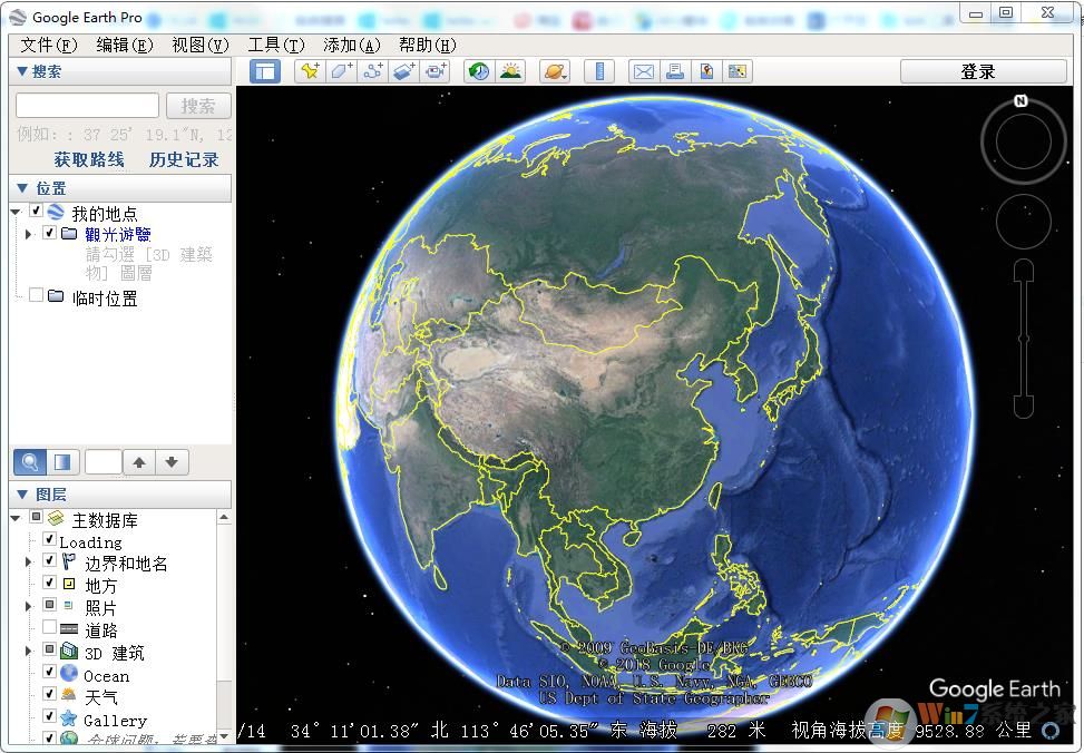 谷歌地图GoogleEarthv10.77优化独立版